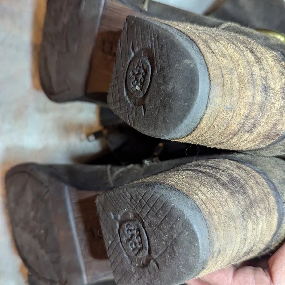 Born brown leather boots sz 8 - Picture 6 of 9